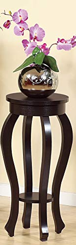 Major-Q Id8014853 Modernes, zeitgenössisches Design, klein, 66 cm, Blumenständer, Espresso-Oberfläche, Holz Cover
