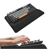 Design ergonomique : équipé d'un support de poignet, le clavier peut être incliné à un angle confortable tout en fournissant le soutien nécessaire au poignet pour garantir une expérience de frappe agréable