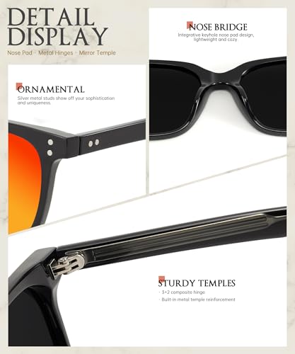 Image of ANYLUV Womens Sunglasses Polarized Sunglasses for Women, Trendy Woman Polarized Ultraviolet Protection Travel