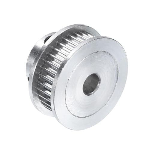 QUARKZMAN 2 Stück GT-2 36T Umlenkrolle 5mm Bohrung, Aluminium Zahnriemenscheibe 36 Zähne Passend Für 6mm Breite Zahnriemen Für 3D-Drucker