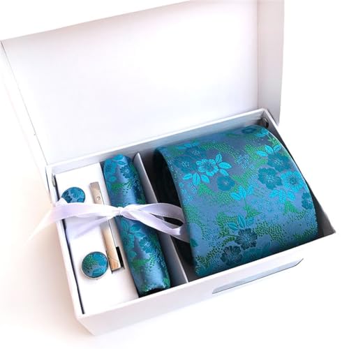 Set de 6 corbatas para hombre en caja regalo