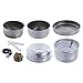 Trangia 25-23 Duossal 2.0 Camping Stove Kit with Stainless Steel Lined Pans,25-21