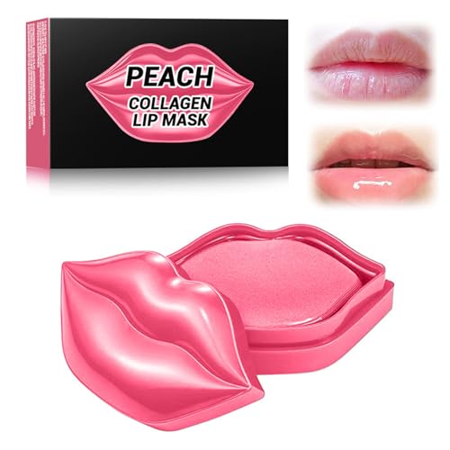 20Pcs Moisturizing Lip Mask Set, Collagen Crystal Lip Mask, Lip Sleeping Mask for Dry Lips and Lines Overnight Care