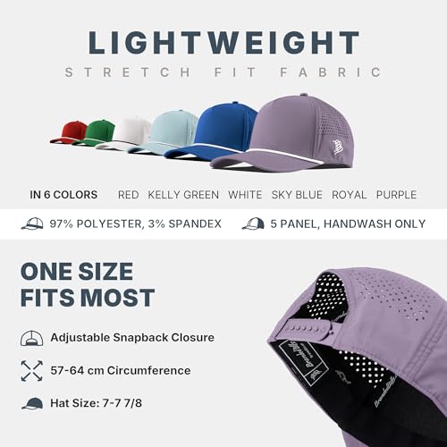 Image of Branded Bills Dad Script 5 Panel Rope Hat for Men | Baseball Cap