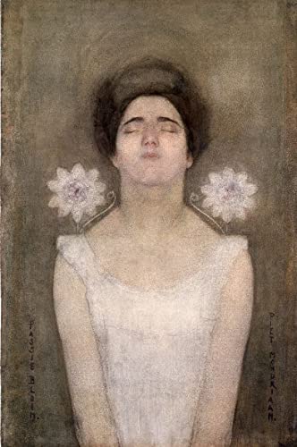 Tableau Passiebloem de Piet Mondrian affiche impression d'art murale 60x90