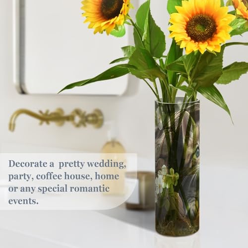 Vase en forme de chaton pour fleurs et décoration rustique de maison - 5