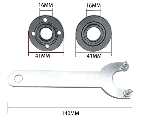 Angle Grinder Wrench Grinder Spanner Wrench Grinder Flange Nut 5/8-11 4 Pcs Compatible With Dewalt Milwaukee Metabo Makita Grinder Parts Bosch Ryobi Black Decker #TOP5