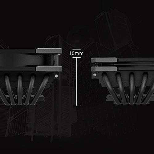 ID-COOLING NO-12015-XT-ARGB Case Fan 15mm Thickness PWM Fan 5V 3 PIN Addressable RGB Fan Slim Fan for Radiator/CPU Cooler/Computer Case