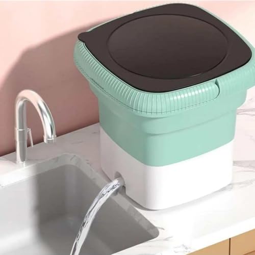 Máquina de lavar portátil, mini lavadora de alta capacidade de 8L com 3 modos de limpeza profunda la