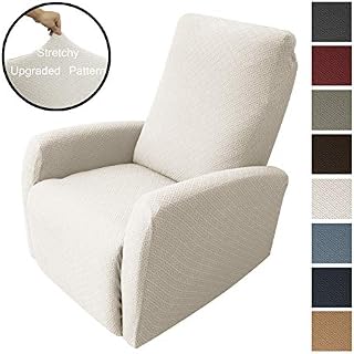 Obytex 4 Pieces Stretch Recliner Chair Cover Polyester and Spandex Upgrade Pattern Couch