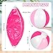 JarThenaAMCS 16Pcs Inflatable Beach Balls 16Inch Gradient Pink White Round Pool PVC Balls Cute Game Toys for Summer Hawaiian Beach Party Decor Water Sand Game Accessory