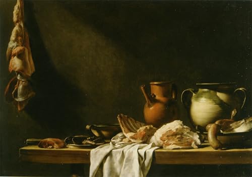 Cuadro de cocina elegante de Jeurat De Bertry, lienzo de 60x90cm