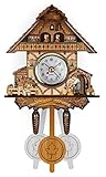 【SERVICIO EXQUISITO】 Cualquier pregunta sobre el reloj de cuco, por favor envíenosla inmediatamente. Estamos tan seguros de que este reloj de cuco satisfará sus necesidades.