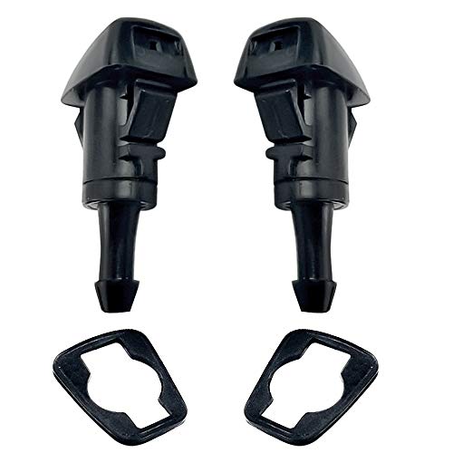 Mean Mug Auto 3818-232314A (Two) Front Windshield Washer Nozzles - Compatible with Chrysler, Dodge, Ram - Replaces OEM #: 4805742AB