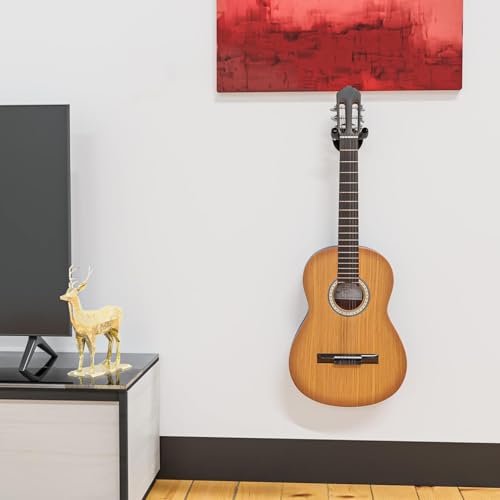 Image of MOCKING BIRD Guitar Belt with guitar wall mount hanger Adjustable Buckle Guitar strap for acoustic Guitar Electric Guitar bass Guitar Hanger with Colourful Plectrum picks