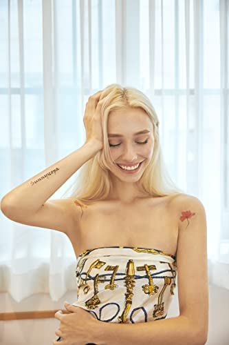 Sunnyscopa Printable Temporary Tattoo Paper For Laser Printer - Us Letter Size 8.5"X11", 10 Sheets - Diy Personalized Image Transfer Sheet For Skin - Custom Waterslide Decal Stencil Henna #TOP2