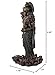 Top Collection Mini Standing Lakshmi Statue - Hindu Goddess of Good Fortune and Wealth Sculpture in Premium Cold Cast Bronze - 3.25-Inch Collectible Figurine (Sm. Lakshmi)