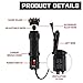 SUNCOO Sheep Shears Farm Large Livestock Animal Electric Clippers Portable Goats Clippers Horse Llama Grooming Support Livestock Shearing Work 350 Watts (Black)