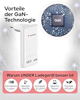Verbatim 65W GaN Ladegerät Fold'n'Go 2X USB-C PD 3.0 faltbar Netzteil Weiß – Ansicht 4