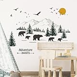 Zoom IMG-2 tanlaby alberi foresta adesivi murali Zoom IMG-2 tanlaby alberi foresta adesivi murali