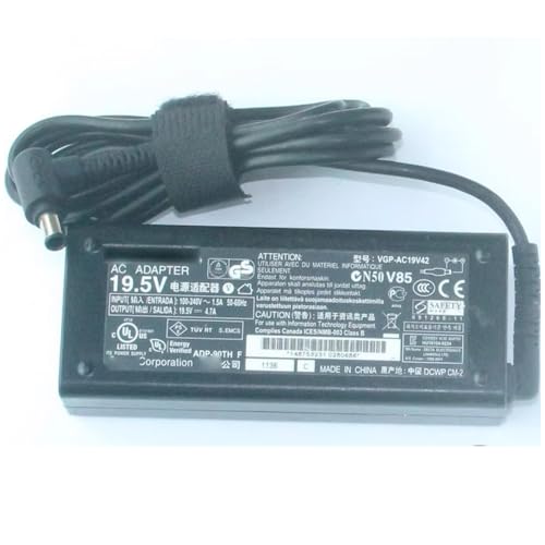 VGP-AC19V42 90W 19.5V 4.7A 6.5*4.4mm??�d�� AC�A�_�v�^�[For Sony �C�������p�d���̏[�d��