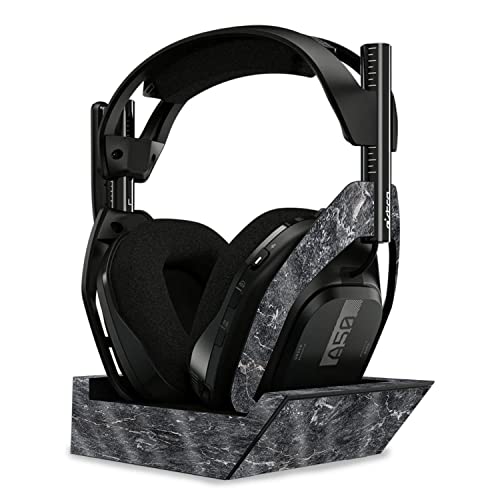 Image of MightySkins Glossy Glitter Skin Compatible with Astro A50 Wireless Headphones + Base Station (Gen 4) - Onyx Marble | Protective, Durable High-Gloss Glitter Finish | Easy to Apply | Made in The USA