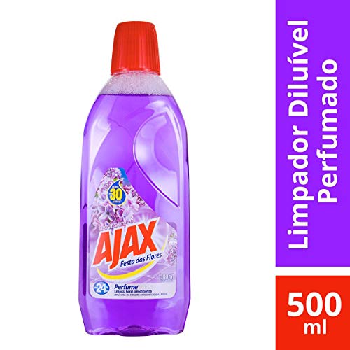 Limpador Diluível Ajax Festa Das Flores Lavanda 500Ml