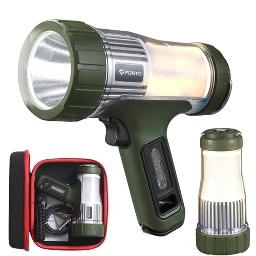 Lampe de poche étanche FORTO 3000 lm pour faire face aux pannes d'électricité