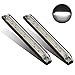 Partsam Pair 8" LED Utility White Strip Light Pigtail Wires 18LED Interior&Exterior Marker Light