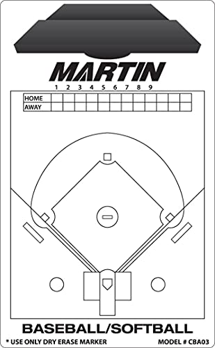New Martin Dry Erase Baseball Softball 2 Sided 11