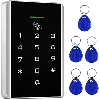 Door Access Control System, Password Keypad + Power Supply Control Suitable for Apartment, Office, Access Control, Off-Limit Area, Hotel Locks, School Campus Access, Identification, Parking lot Entry
