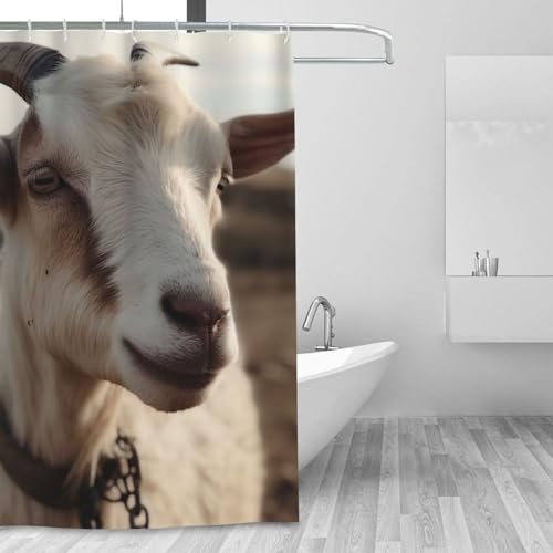 Rideau de douche imperméable de qualité supérieure avec 12 anneaux - 7