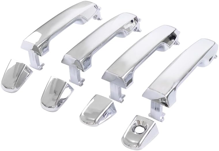 Chrome 1 Lot 4 Door Oute Handle Exterior Handle Compatible with Toyota Camry 2012-2017