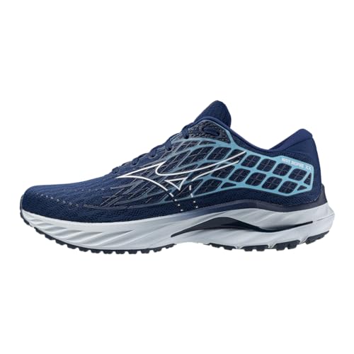 Mizuno Wave Inspire 20 para Hombre, Zapatillas para Correr, Estate Blue White, 48 EU