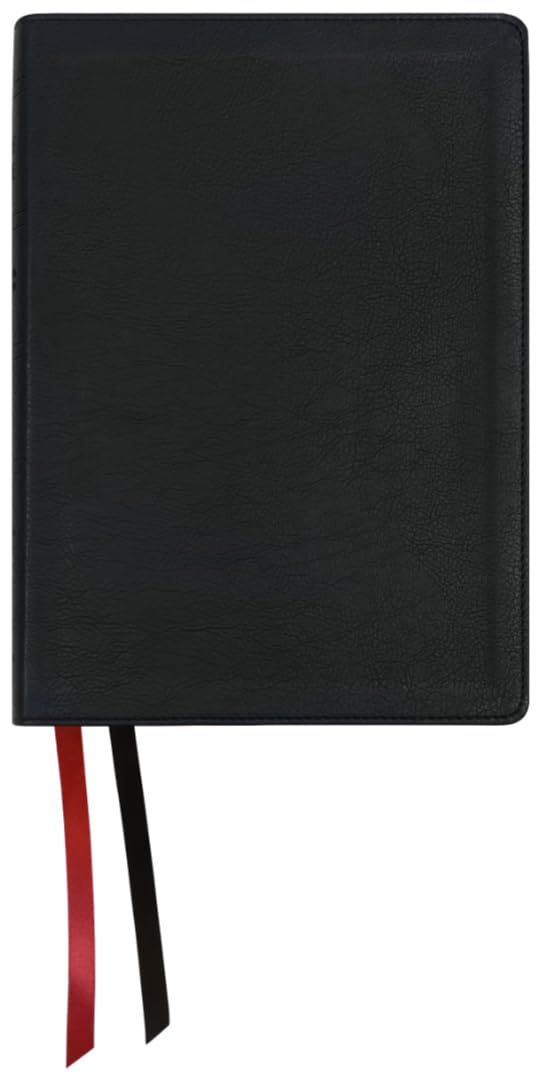 NASB Large Print Ultrathin Reference Bible, Black, Leathertex, 1995 text Imitation Leather – November 20, 2024