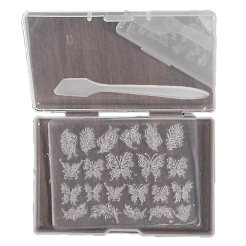 3D Nail Art Mold with Variety of Patterns Template Mold Epoxy Resin Mold DIY Crafts Party Home Decor
