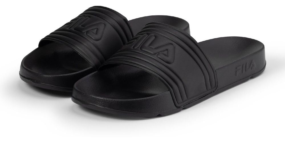 FILA MORRO BAY slipper, Slide Sandal, Black-Black,