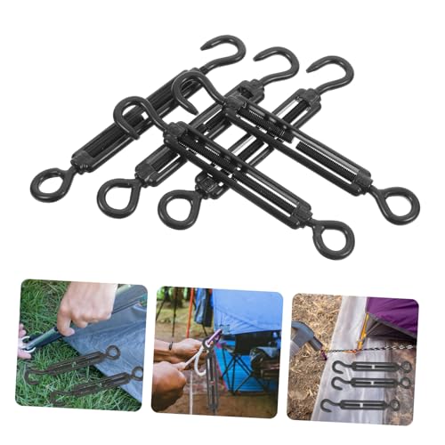 Juego de 5 tensores para cable de acero inoxidable para uso pesado, ideales para luz decorativa y vela de sombra miniatura 7