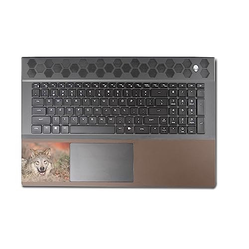 Image of MightySkins Skin Compatible with Alienware M18 R1 (2023) Full Wrap Kit - Happy Wolf | Protective, Durable, and Unique Vinyl Decal wrap Cover | Easy to Apply & Change Styles | Made in The USA