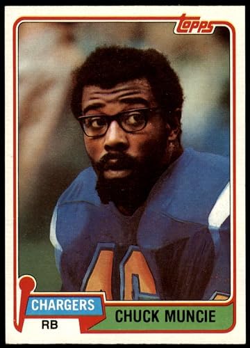 1981 Topps #105 Chuck Muncie San Diego Chargers (Football Card) NM Chargers California Berkeley image 3