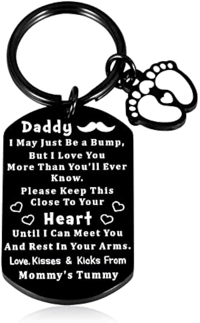 New Dad to Be Gift Baby Birth Pregnancy Announcement Gifts for First Time Dad Mom Becoming a Daddy Mommy On Birthday Baby Reveal Surprise Gift for Husband Fathers Day for New Father Future Daddy Men