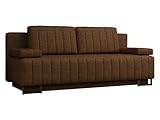 Metallfüße Schlafsofa Mukusa mit Bettkasten, Couch, Bettsofa, Sofa mit Schlaffunktion, Polstersofa, Metallfüße, Bettfunktion, Couchgarnitur (Lux 11)