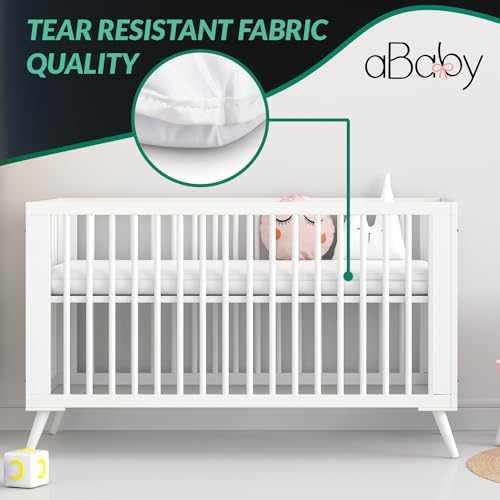 Baby Cradle Mattresses - White Cradle Mattress with Waterproof Vinyl Cover – Durable & Breathable Cradle Mattress (14\" x 32\")