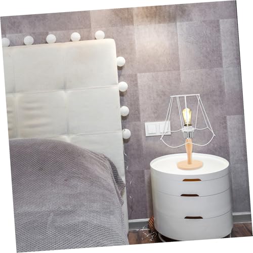 Cadre de lampe en fer blanc robuste et remplaçable douille E27 - 7