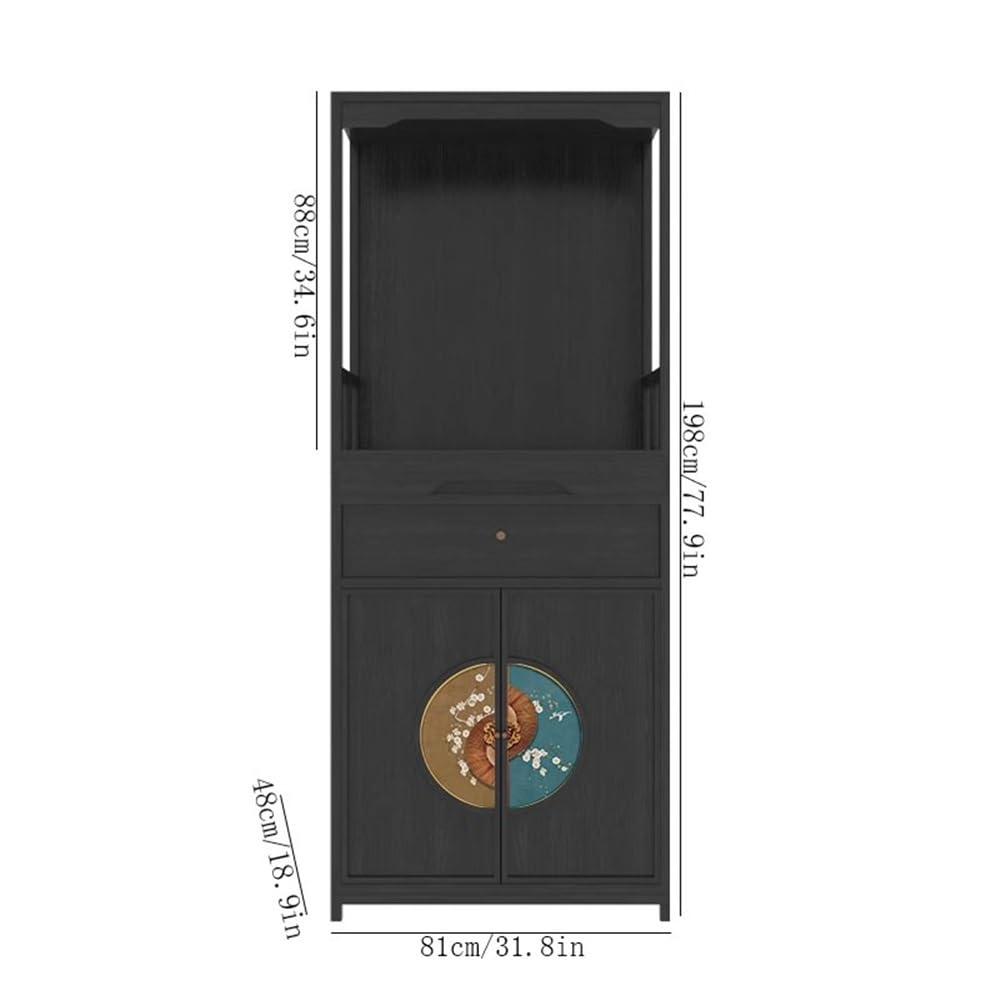 Mesa de altar para meditación Nuevo estilo chino con mesa de ofrendas riqueza para la oración