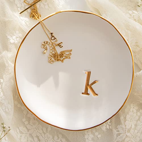 Collective Home ALPHABET Ceramic Jewelry Tray cover