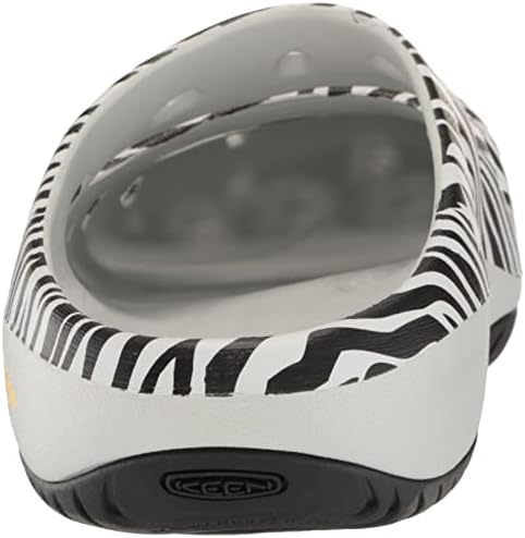 KEEN Women's Yogui Comfortable Slip On Lightweight Clogs, ATMS Zebra Star/Multi, 10 | Image 2