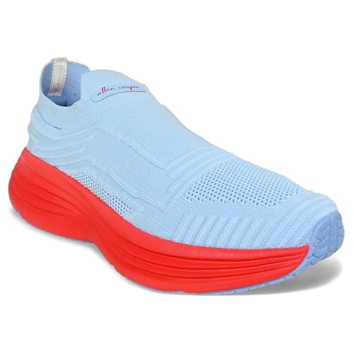 Image of Allen Cooper Training,Atheletic,Gym,Sports Comfortable Extra Max Cusion with Memory Foam Insole,Anti Skid Tech Grip Walking Shoes for Men(06202 Black /Grey-Sizes 6,7,8,9,10)