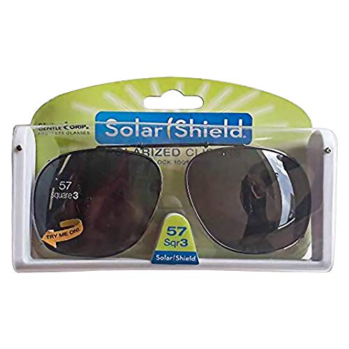 Solar Shield Polarized Clip-Ons 57mm, Grey