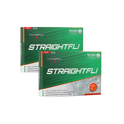 Maxfli StraightFli Golf Balls - 24 Pack